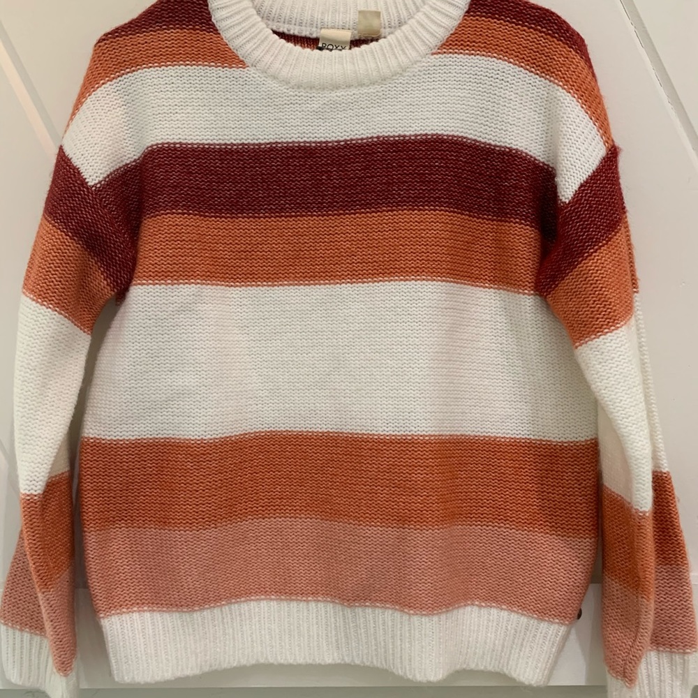 Roxy striped knit sweater